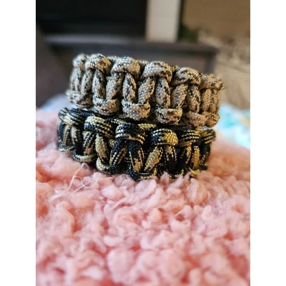Handmade paracord bracelets size 6.5